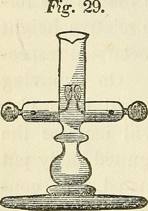 An illustration from Davis's manual of magnetism : including galvanism, magnetism, electro-magnetism, electro-dynamics, magneto-electricity, and thermo-electricity, 1854, leaf 61