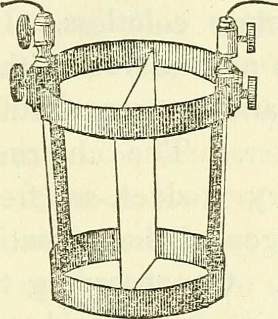 An illustration from Davis's manual of magnetism : including galvanism, magnetism, electro-magnetism, electro-dynamics, magneto-electricity, and thermo-electricity, 1854, leaf 62