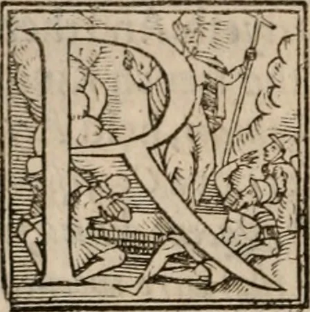 An illustration from Davngerovs positions and proceedings : published and practised within this Iland of Brytaine, vnder pretence of Reformation, and for the Presbiteriall discipline, 1593, leaf 25