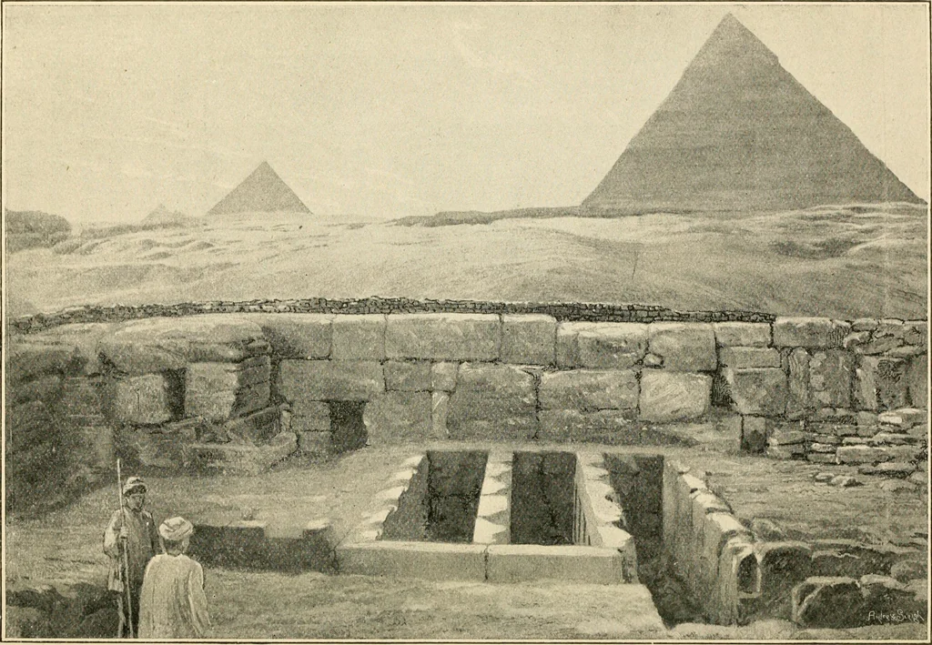 An illustration from The dawn of astronomy; a study of the temple-worship and mythology of the ancient Egyptians, 1894, leaf 104