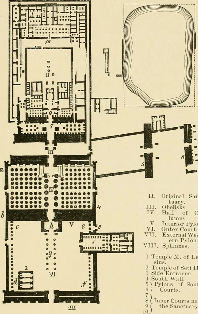 An illustration from The dawn of astronomy; a study of the temple-worship and mythology of the ancient Egyptians, 1894, leaf 121