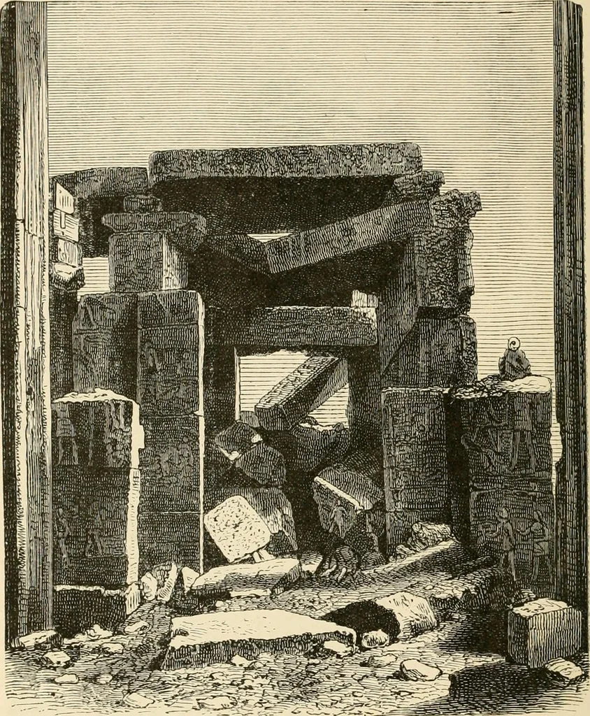 An illustration from The dawn of astronomy; a study of the temple-worship and mythology of the ancient Egyptians, 1894, leaf 124