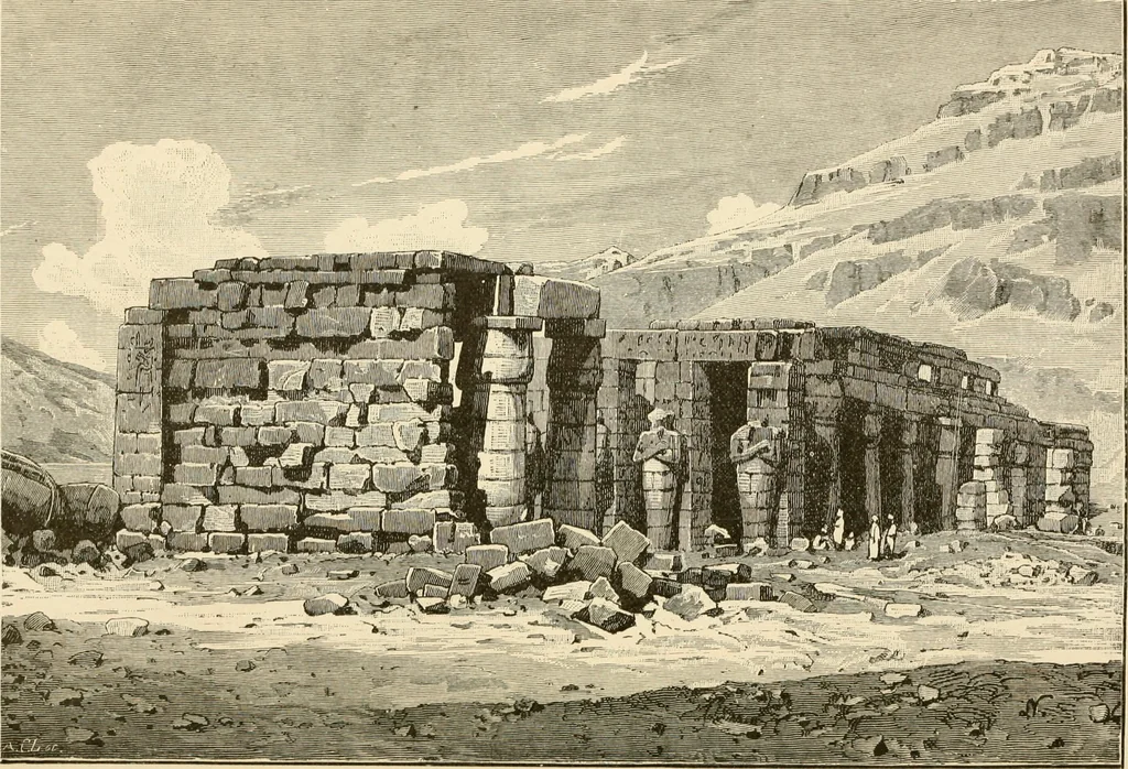 An illustration from The dawn of astronomy; a study of the temple-worship and mythology of the ancient Egyptians, 1894, leaf 162