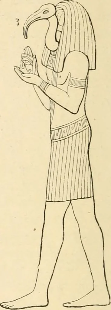 An illustration from The dawn of astronomy; a study of the temple-worship and mythology of the ancient Egyptians, 1894, leaf 252