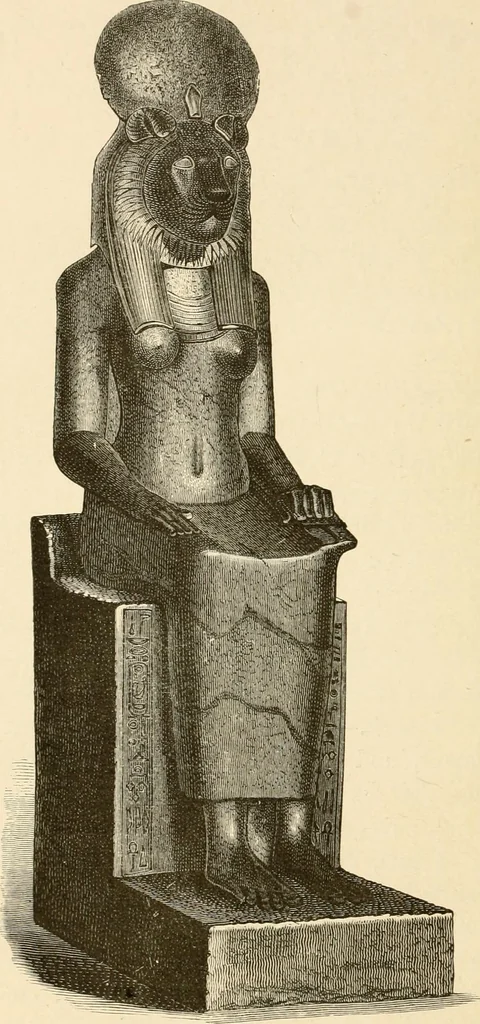 An illustration from The dawn of astronomy; a study of the temple-worship and mythology of the ancient Egyptians, 1894, leaf 308