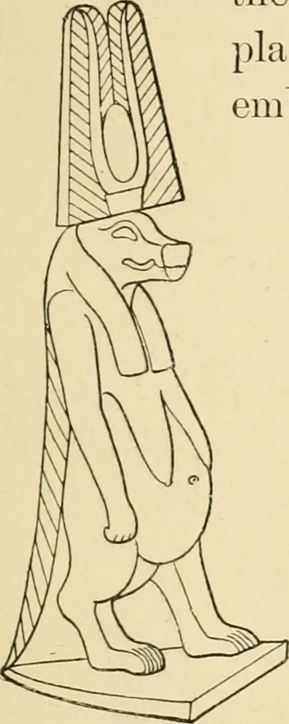 An illustration from The dawn of astronomy; a study of the temple-worship and mythology of the ancient Egyptians, 1894, leaf 309