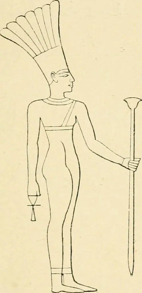 An illustration from The dawn of astronomy; a study of the temple-worship and mythology of the ancient Egyptians, 1894, leaf 311