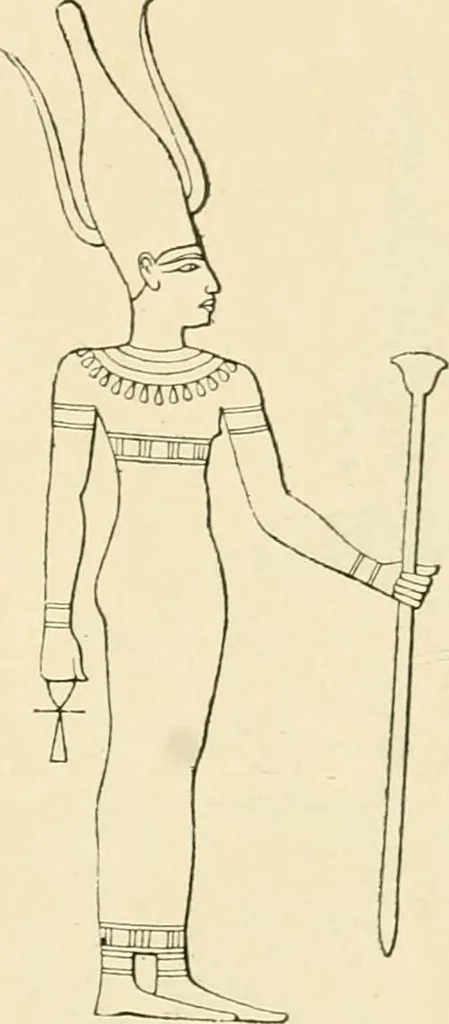 An illustration from The dawn of astronomy; a study of the temple-worship and mythology of the ancient Egyptians, 1894, leaf 311