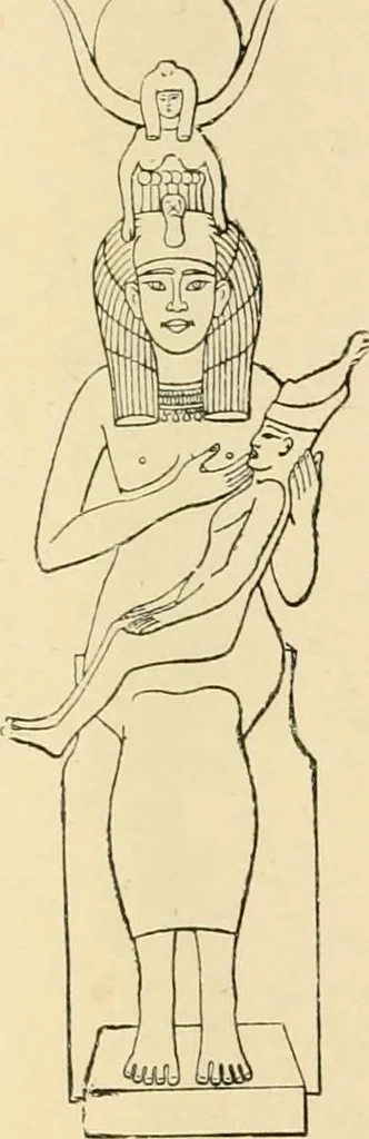 An illustration from The dawn of astronomy; a study of the temple-worship and mythology of the ancient Egyptians, 1894, leaf 312