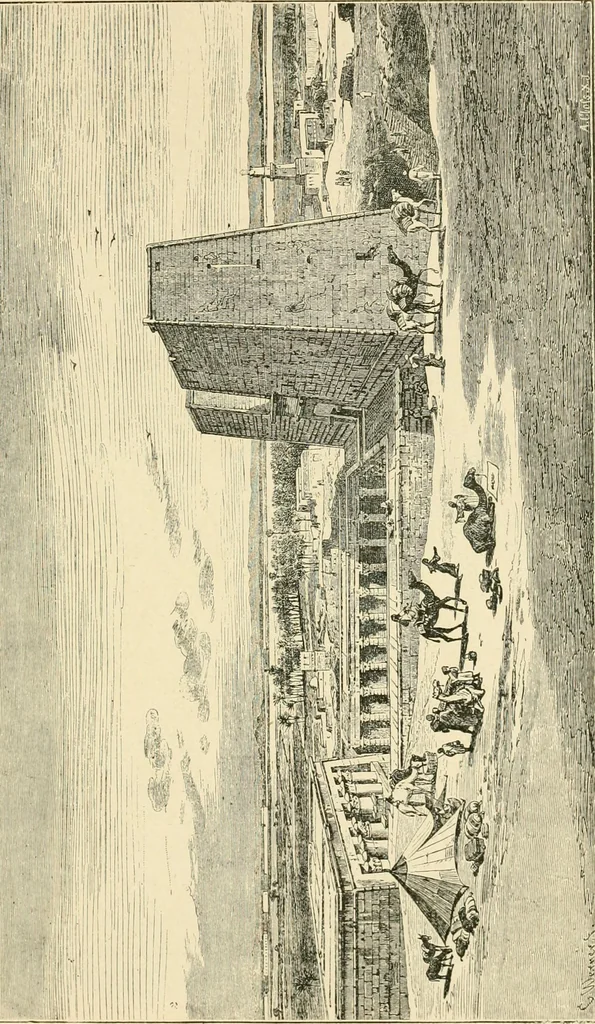 An illustration from The dawn of astronomy; a study of the temple-worship and mythology of the ancient Egyptians, 1894, leaf 33