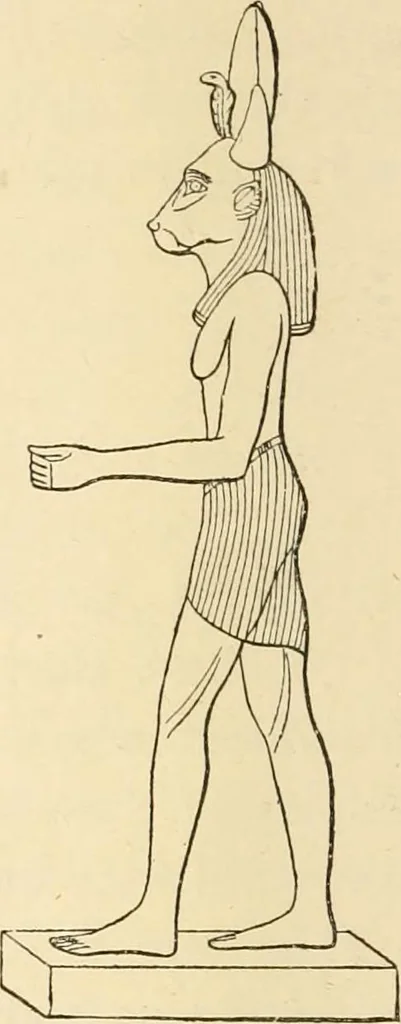 An illustration from The dawn of astronomy; a study of the temple-worship and mythology of the ancient Egyptians, 1894, leaf 350