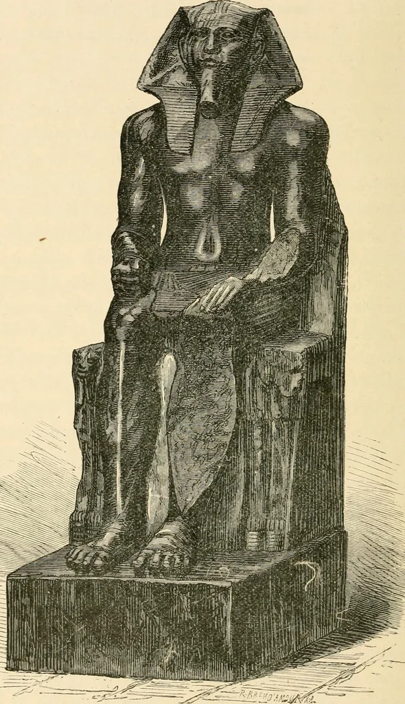 An illustration from The dawn of astronomy; a study of the temple-worship and mythology of the ancient Egyptians, 1894, leaf 388