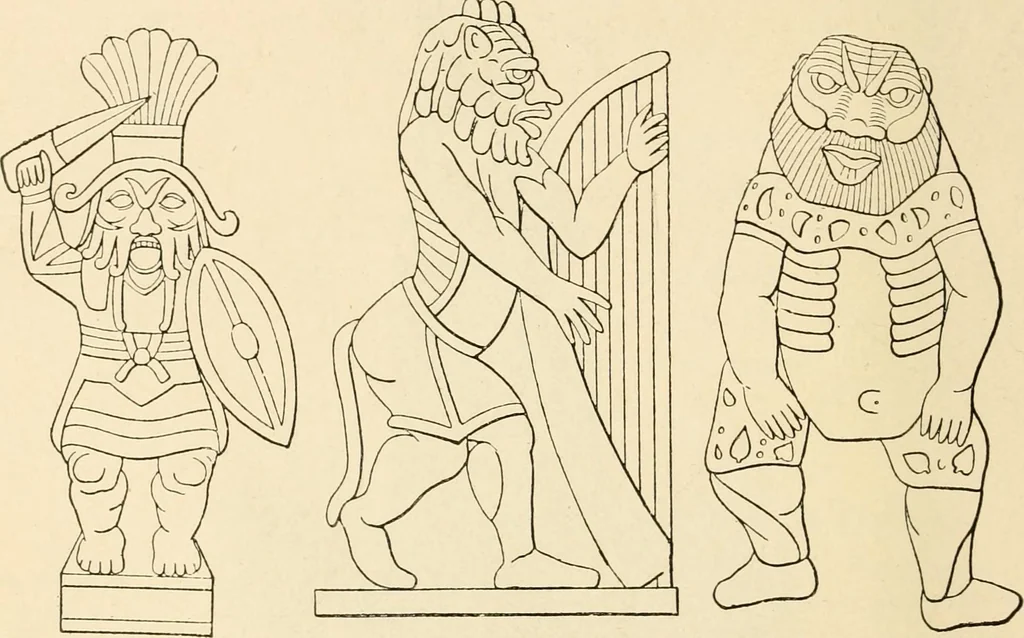 An illustration from The dawn of astronomy; a study of the temple-worship and mythology of the ancient Egyptians, 1894, leaf 48