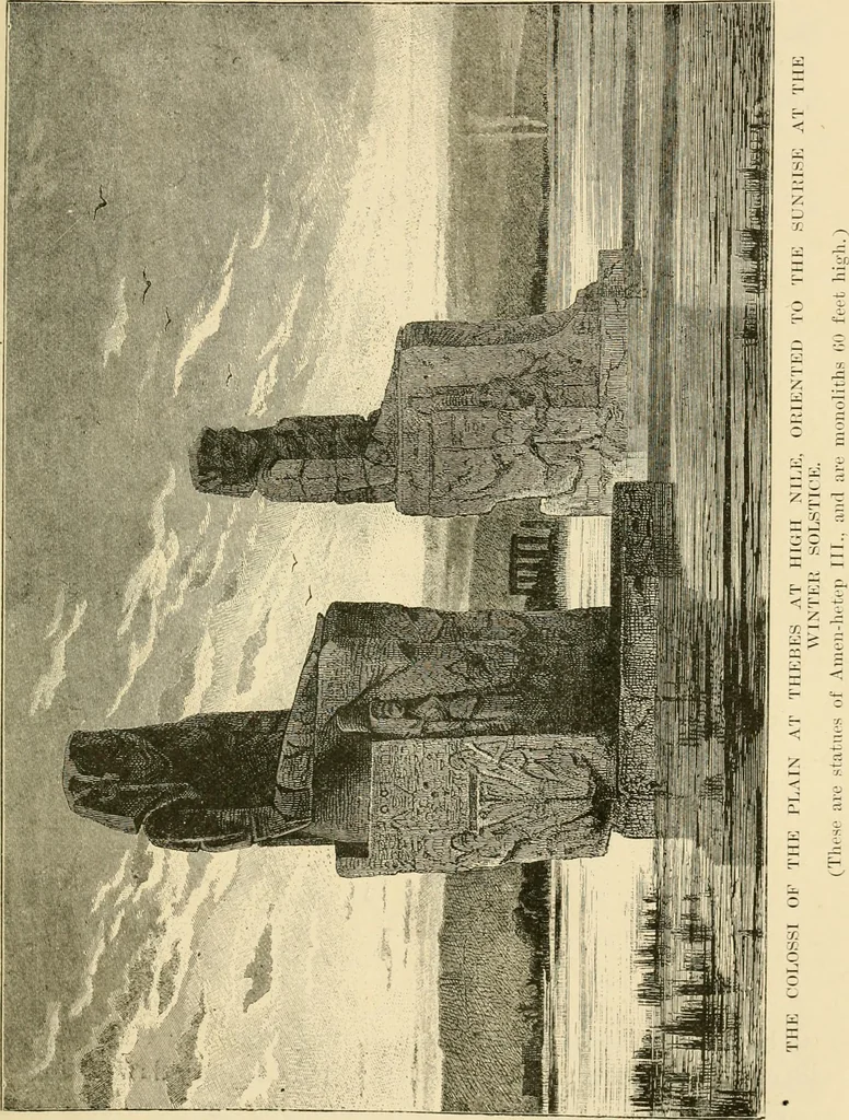 An illustration from The dawn of astronomy; a study of the temple-worship and mythology of the ancient Egyptians, 1894, leaf 99