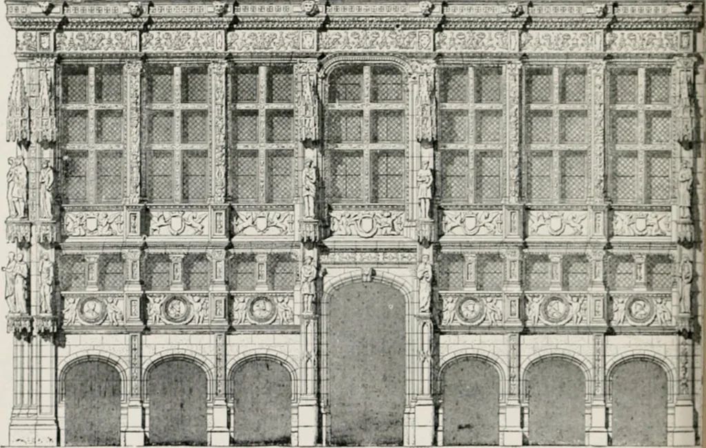 An illustration from The dawn of the French renaissance, 1918, leaf 482