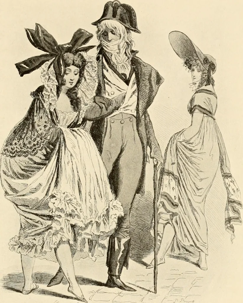 An illustration from The days of the Directoire, 1910, leaf 199