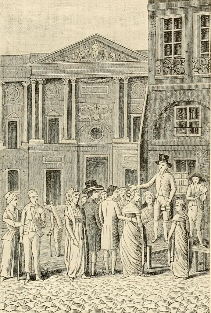 An illustration from The days of the Directoire, 1910, leaf 205