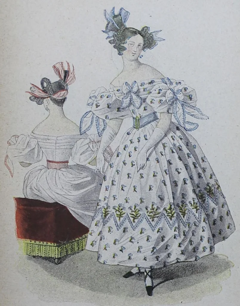 An illustration from Un Siècle De Modes Féminines: 1794-1894, 1895, leaf 104