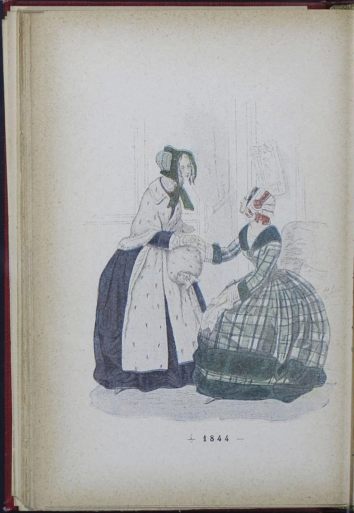 An illustration from Un Siècle De Modes Féminines: 1794-1894, 1895, leaf 127