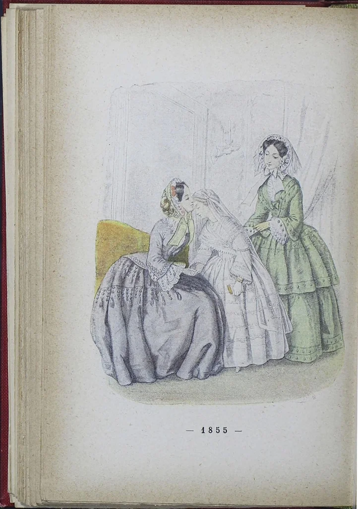 An illustration from Un Siècle De Modes Féminines: 1794-1894, 1895, leaf 149