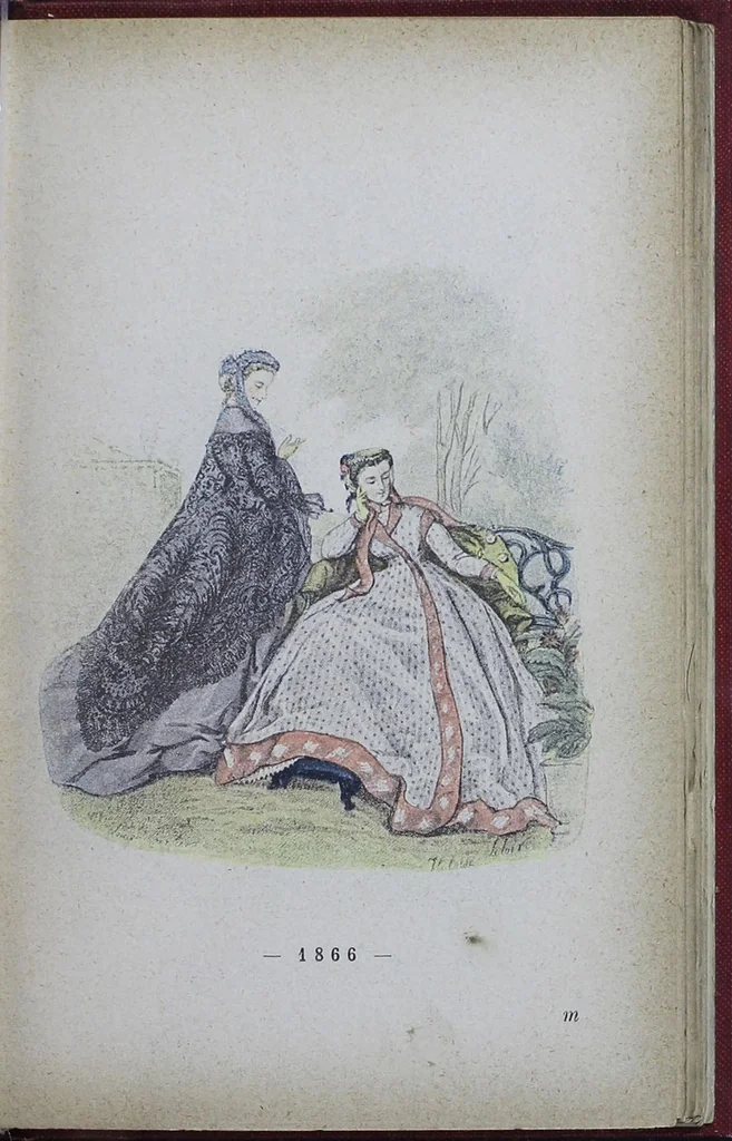 An illustration from Un Siècle De Modes Féminines: 1794-1894, 1895, leaf 172