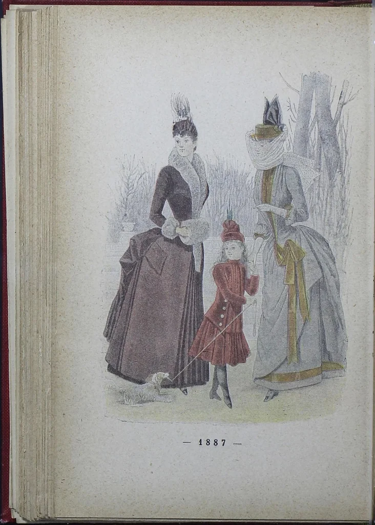 An illustration from Un Siècle De Modes Féminines: 1794-1894, 1895, leaf 205