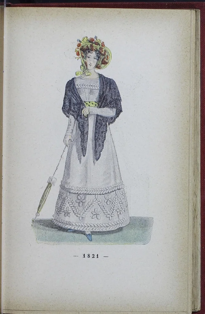 An illustration from Un Siècle De Modes Féminines: 1794-1894, 1895, leaf 82