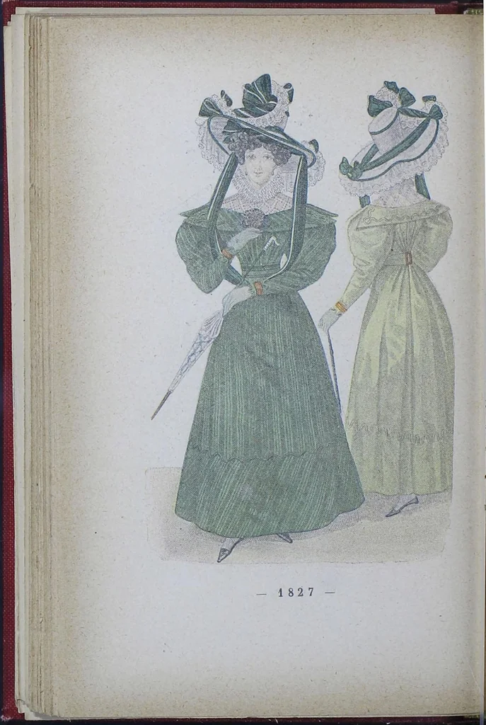 An illustration from Un Siècle De Modes Féminines: 1794-1894, 1895, leaf 93