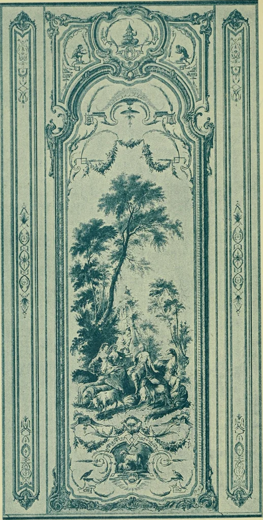 An illustration from Débuts de l'imprimerie en France : l'Imprimerie nationale, l'Hôtel de Rohan, 1905, leaf 217