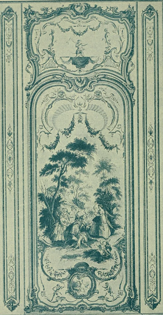 An illustration from Débuts de l'imprimerie en France : l'Imprimerie nationale, l'Hôtel de Rohan, 1905, leaf 221