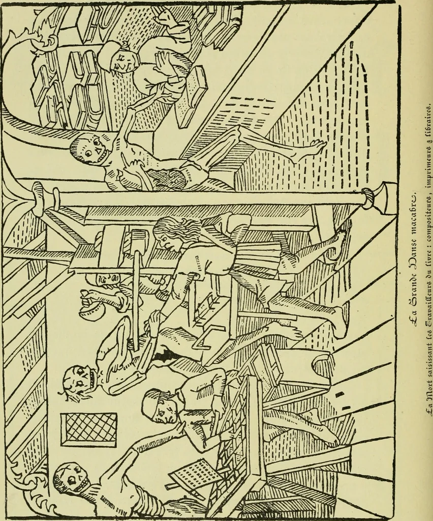 An illustration from Débuts de l'imprimerie en France : l'Imprimerie nationale, l'Hôtel de Rohan, 1905, leaf 81