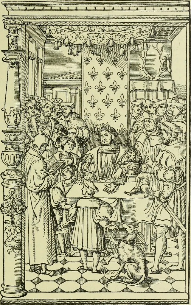 An illustration from Débuts de l'imprimerie en France : l'Imprimerie nationale, l'Hôtel de Rohan, 1905, leaf 90