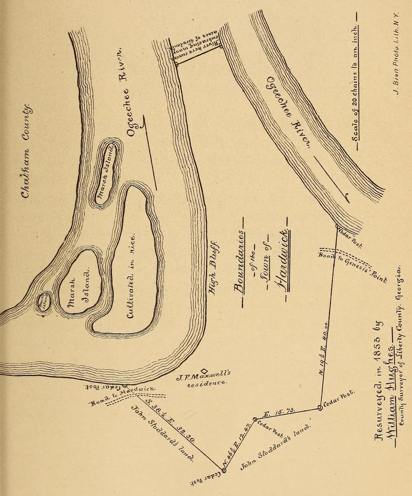 An illustration from The dead towns of Georgia, 1878, leaf 237
