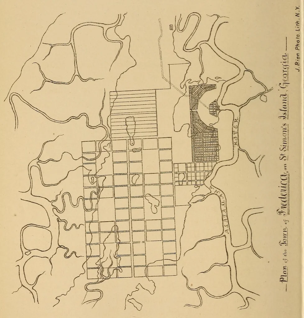 An illustration from The dead towns of Georgia, 1878, leaf 52