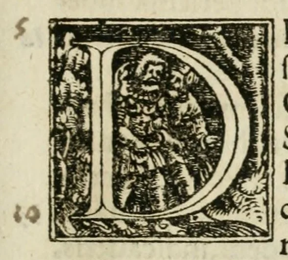 An illustration from De alchemia dialogi II. : quorum prior genuinam libroru Gebri sententiam, de industria ab authore celatam & figurato sermone inuolutam, retegit & certis argumentis probat : alter Raimundi Lullij Maioricani mysteria in lucem producit : quibus praemittuntur, Propositiones centum uiginti nouem, idem argumentum compendiosa breuitate complectentes, 1548, leaf 13
