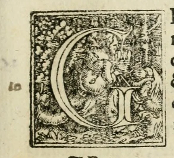 An illustration from De alchemia dialogi II. : quorum prior genuinam libroru Gebri sententiam, de industria ab authore celatam & figurato sermone inuolutam, retegit & certis argumentis probat : alter Raimundi Lullij Maioricani mysteria in lucem producit : quibus praemittuntur, Propositiones centum uiginti nouem, idem argumentum compendiosa breuitate complectentes, 1548, leaf 5
