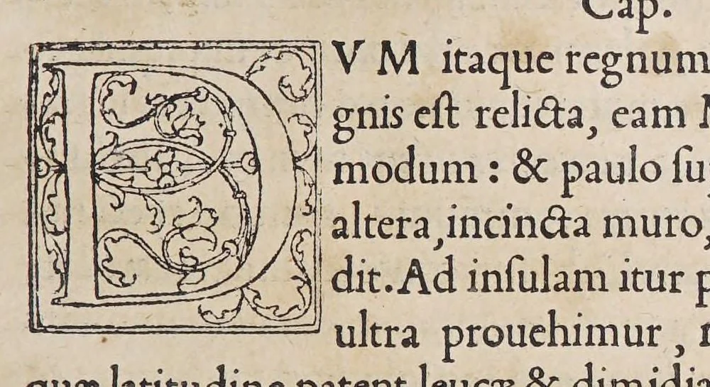 An illustration from De Aloysii Cadamusti Itineribus ad terras incognitas, 1515, leaf 71