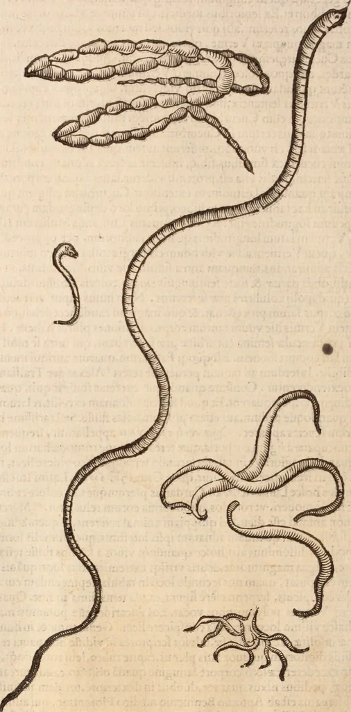 An illustration from De animalibus insectis libri septem : cum singulorum iconibus ad viuum expressis / autore Ulysse Aldrovando ... ; ad sereniss: Franc. Mariam Secundum ..., 1602, leaf 667