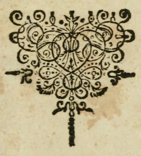 An illustration from De auri tinctura, sive, Auro potabili vero : quid sit & quommodo differat ab auro potabili falso & sophistico : quomodo spagyrice praeparandum & quomodo in medicinâ usurpandum, 1651, leaf 3