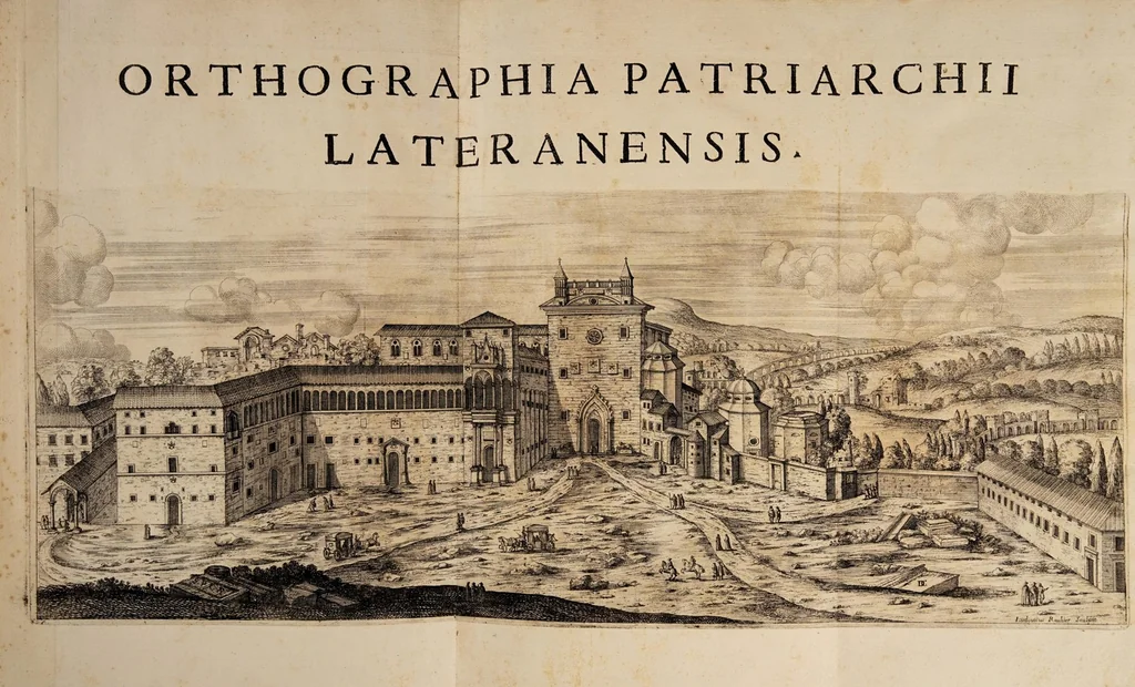 An illustration from De basilica et patriarchio Lateranensi libri quattuor, 1656, leaf 435