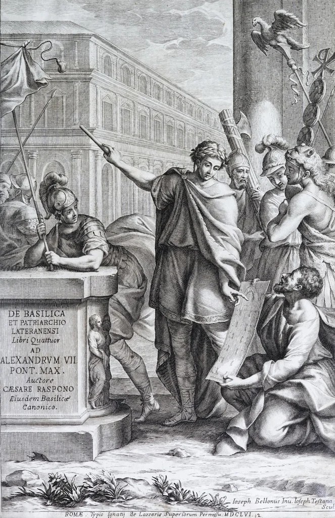 An illustration from De basilica et patriarchio Lateranensi libri quattuor, 1656, leaf 5