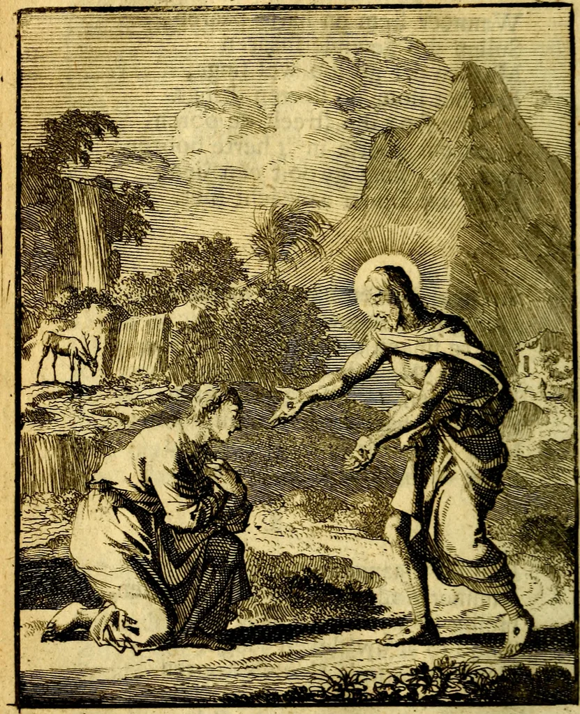 An illustration from De beginselen van Gods koninkryk in den mensch : uytgedrukt in verscheide zinne-beelden : als mede een Alleenspraake met God : benevens eenige Stigtelyke rymen, 1738, leaf 271
