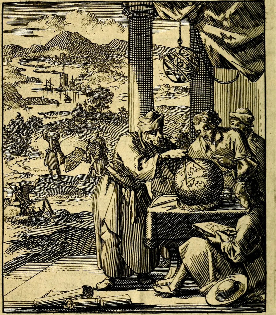 An illustration from De beginselen van Gods koninkryk in den mensch : uytgedrukt in verscheide zinne-beelden : als mede een Alleenspraake met God : benevens eenige Stigtelyke rymen, 1738, leaf 87