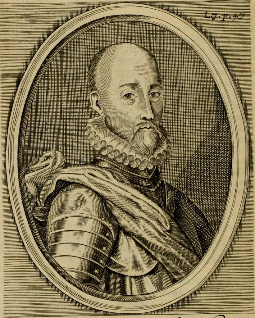 An illustration from De bello belgico : the history of the Low-Countrey warres, 1650, leaf 215