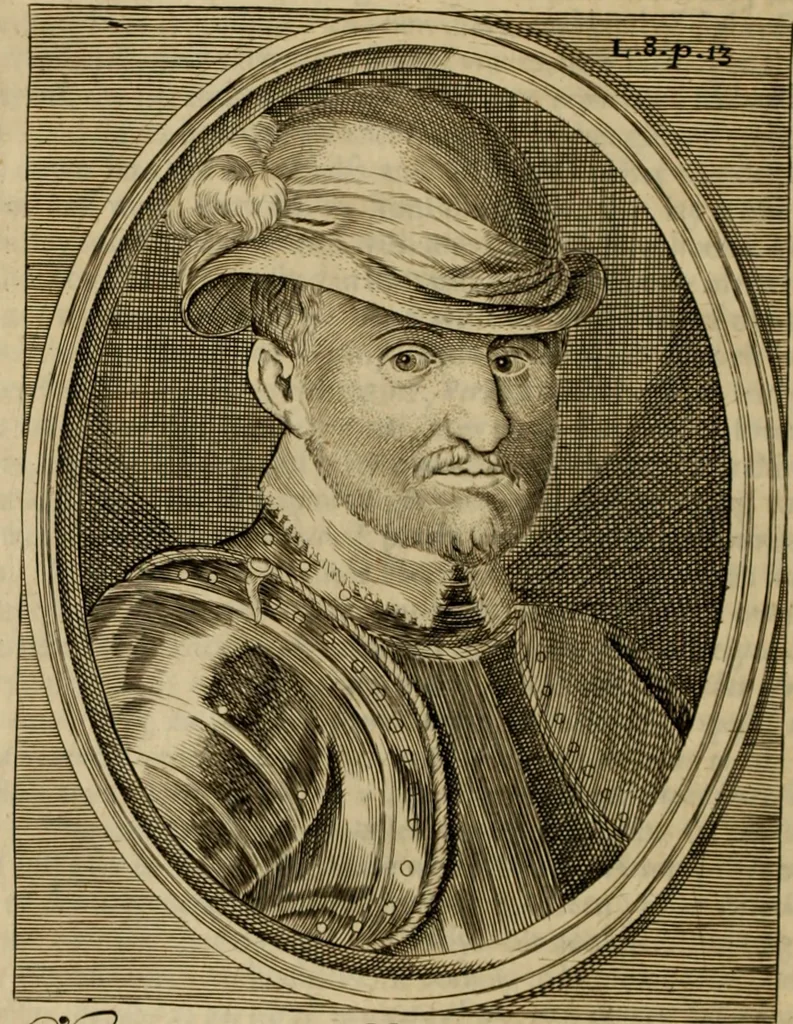 An illustration from De bello belgico : the history of the Low-Countrey warres, 1650, leaf 273