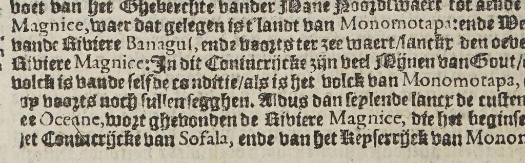 An illustration from De beschryvinghe vant groot ende vermaert coninckrijck van Congo, ende de aenpalende oft ommegheleghen landen, met verclaringhe van veel sonderlinghe saken, ende gheschiedenissen vanden selfden coninckrijcke. ..., 1596, leaf 92