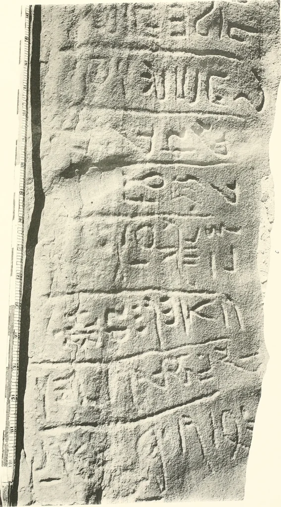 An illustration from Debod bis Bab Kalabsche, 1911, leaf 100