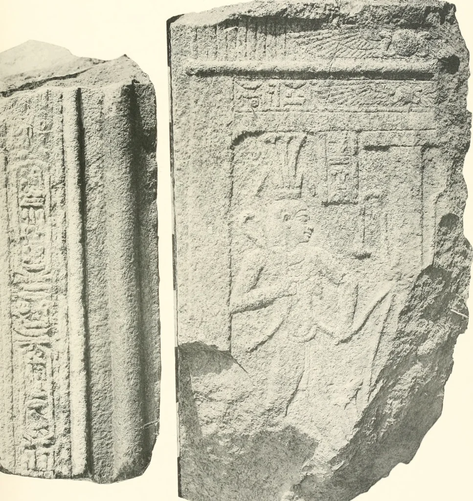 An illustration from Debod bis Bab Kalabsche, 1911, leaf 106