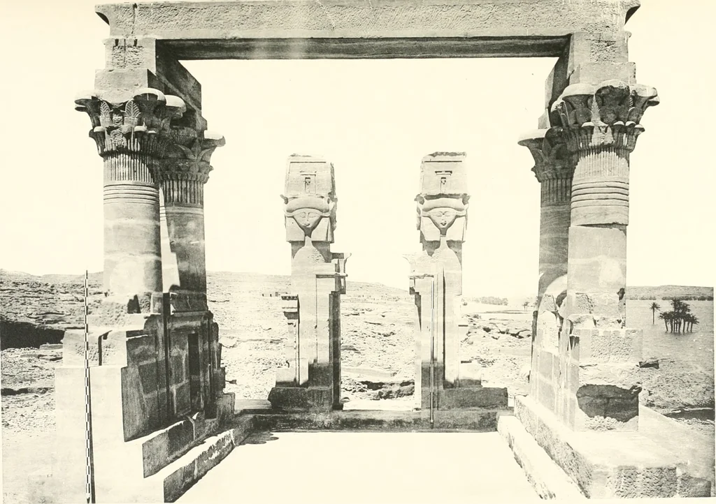 An illustration from Debod bis Bab Kalabsche, 1911, leaf 110