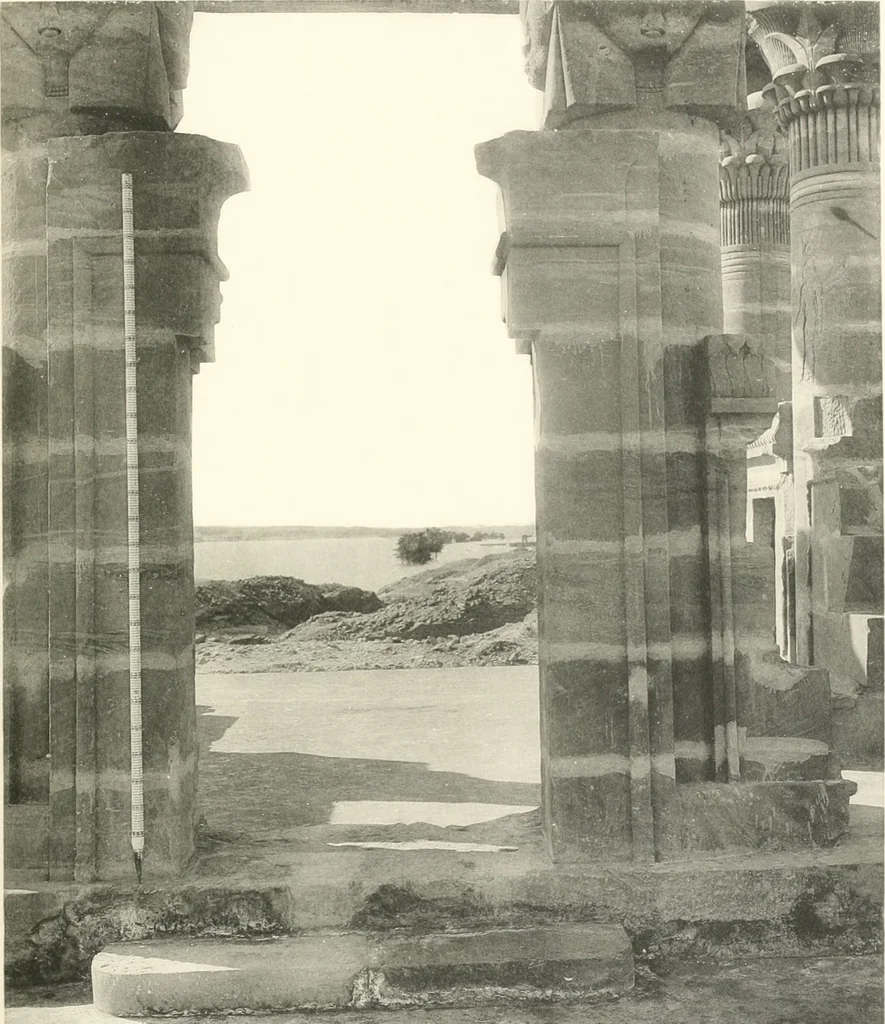An illustration from Debod bis Bab Kalabsche, 1911, leaf 112